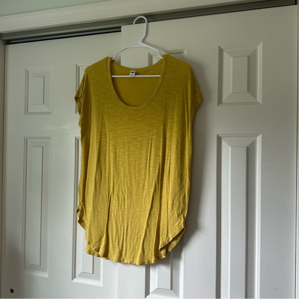 Old Navy Luxe Slub Knit Scoop Neck Tunic Tee
